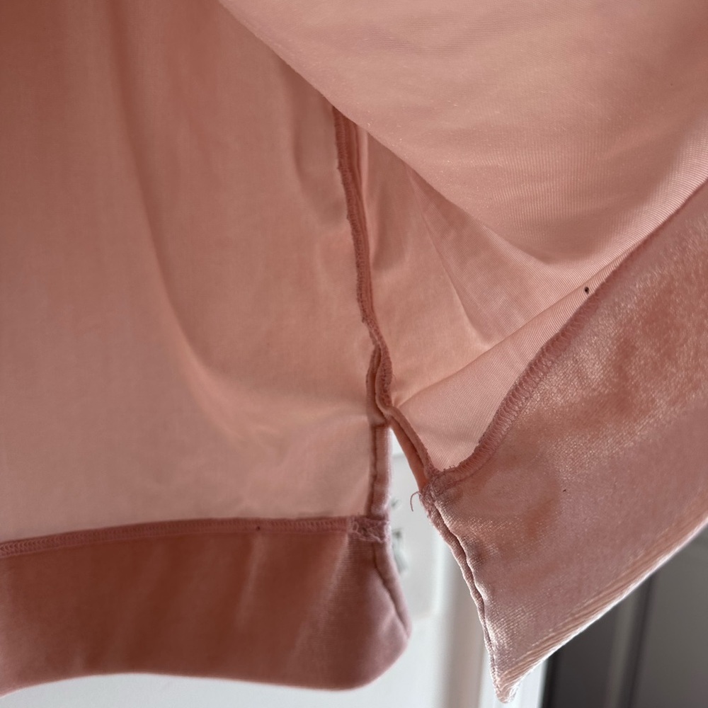 Elegant Anthropologie Pink Velvet Women's Top - Picture 6 of 7